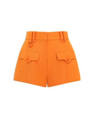 Alchemy vlněné mini šortky v barvě Sunset Orange online