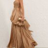 Šaty Alchemy Billow Maxi v barvě Champagne online Šaty Alchemy Billow Maxi v barvě Champagne online