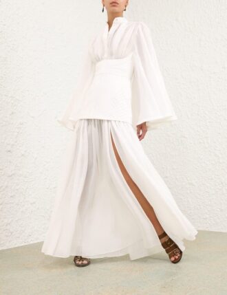 Šaty Rebellion Corded v barvě slonové kosti online