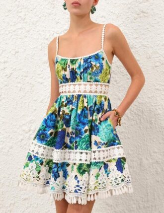 Šaty Wanderlust Billow v barvě Tapestry Teal Multi online