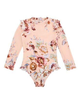 Awaken Kids Long Sleeve 1Pc Guava Floral Multi Online