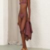 Bikiny Aster Scoop v barvě Vintage Mauve online Bikiny Aster Scoop v barvě Vintage Mauve online