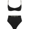 Bikiny Daylight Chain Scoop v černé barvě online Bikiny Daylight Chain Scoop v černé barvě online