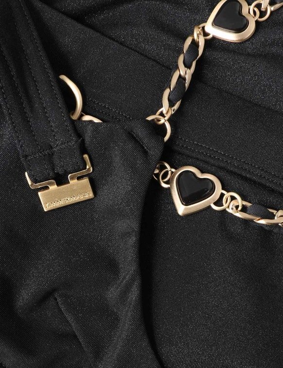 Bikiny Daylight Chain Scoop v černé barvě online Bikiny Daylight Chain Scoop v černé barvě online