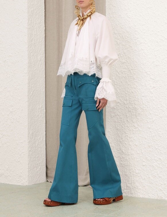 Blůza Alchemy Shirred v barvě slonové kosti online Blůza Alchemy Shirred v barvě slonové kosti online