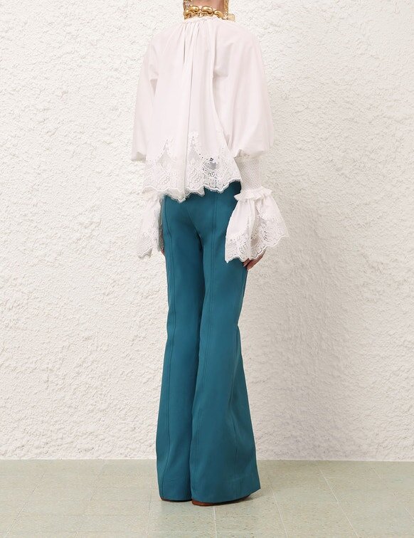 Blůza Alchemy Shirred v barvě slonové kosti online Blůza Alchemy Shirred v barvě slonové kosti online