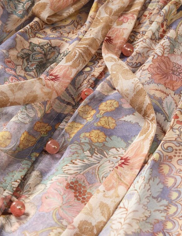 Blůza Rebellion s kordovým vzorem a květinovým potiskem online Blůza Rebellion s kordovým vzorem a květinovým potiskem online