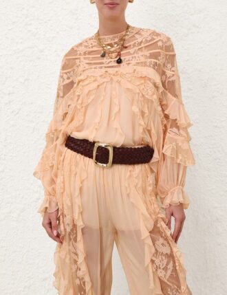 blza rebellion splice billow v barv peach online 2 330x429 - Blůza Rebellion Splice Billow v barvě Peach online