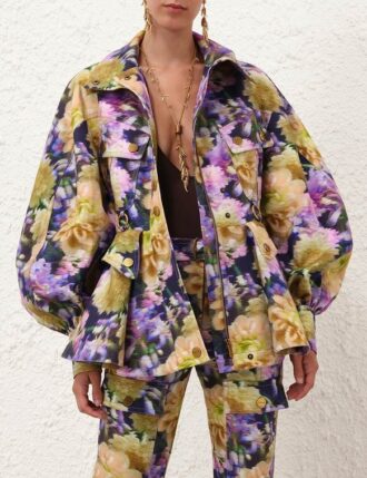 Bunda Luna s potiskem v barvě Violet Dahlia online