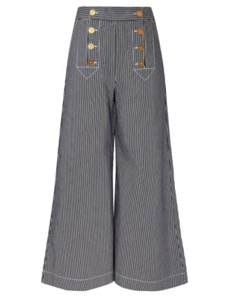 Džínové kalhoty Patience Striped Džínsovina online