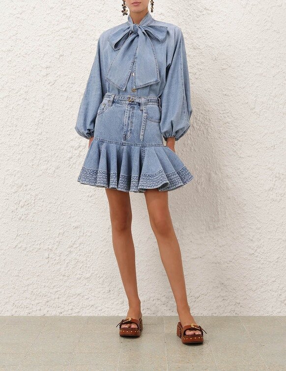 Džínsovina mini sukně Indra Skylark online Džínsovina mini sukně Indra Skylark online