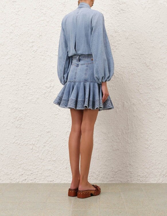 Džínsovina mini sukně Indra Skylark online Džínsovina mini sukně Indra Skylark online