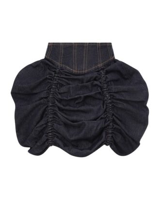 Džínsovina minisukně Rebellion v barvě Night Sky online