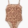 Dětské bandeau plavky Patience v barvě Tan Leopard online Dětské bandeau plavky Patience v barvě Tan Leopard online