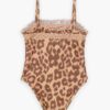 Dětské bandeau plavky Patience v barvě Tan Leopard online Dětské bandeau plavky Patience v barvě Tan Leopard online