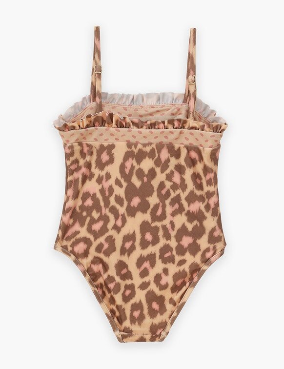 Dětské bandeau plavky Patience v barvě Tan Leopard online Dětské bandeau plavky Patience v barvě Tan Leopard online