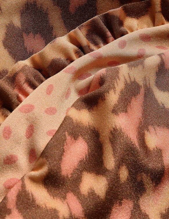 Dětské bandeau plavky Patience v barvě Tan Leopard online Dětské bandeau plavky Patience v barvě Tan Leopard online