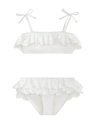 Dětské bikiny Indra s výřezy v barvě Ivory online