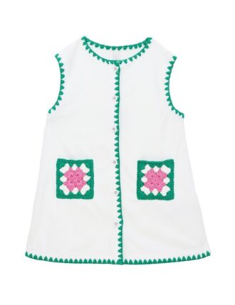 Dětské froté šaty Patience v barvě slonové kosti online