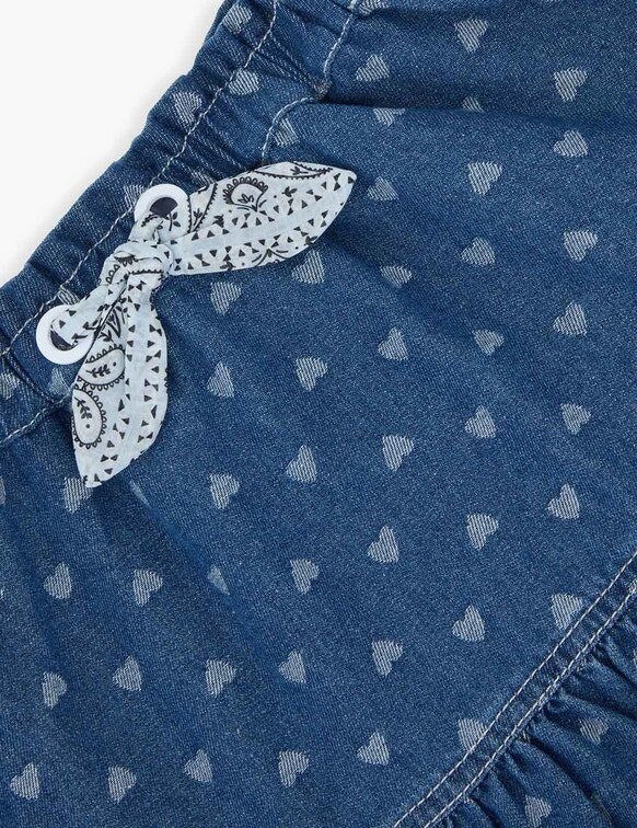 Dětská sukně z džínsoviny Awaken v barvě Jacquard Blue online Dětská sukně z džínsoviny Awaken v barvě Jacquard Blue online