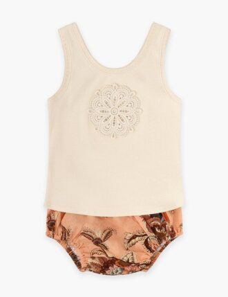 Dětské tričko Aster v barvě ecru online