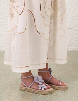 Espadrilky Orchid v lila barvě online