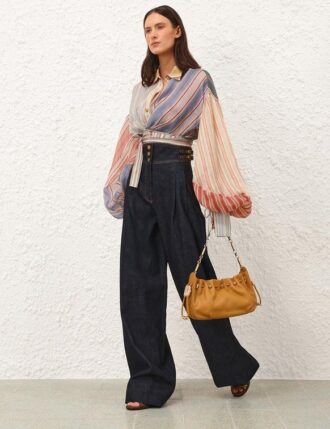 Kabelka Halcyon v barvě hořčice online