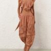 Kalhoty Luna Lace Harem v barvě broskvové online Kalhoty Luna Lace Harem v barvě broskvové online