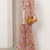 Rebellion Flare Kalhoty Rust Floral Online