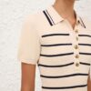 Krémové/námořnické pruhované minišaty Luna Polo online