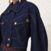Luna Džínsovina Utility Bomber v barvě Harbour Blue online Luna Džínsovina Utility Bomber v barvě Harbour Blue online