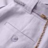 Luna Linen Krejčovské šortky Lilac Online Luna Linen Krejčovské šortky Lilac Online