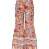 Luna Shirred Flare Kalhoty Multi Floral Online