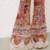 Luna Shirred Flare Kalhoty Multi Floral Online