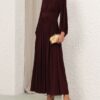Maxišaty Luna Billow v barvě Mahogany online Maxišaty Luna Billow v barvě Mahogany online