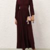 Maxišaty Luna Billow v barvě Mahogany online Maxišaty Luna Billow v barvě Mahogany online