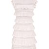 Minišaty Luna Lace Frill v barvě slonové kosti online
