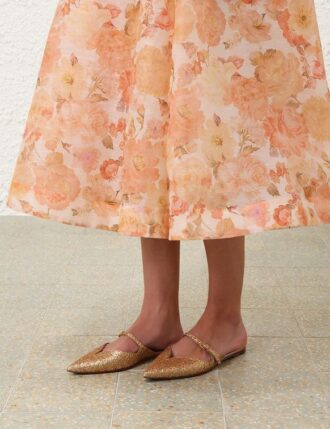 Mule Aura v zlaté barvě online