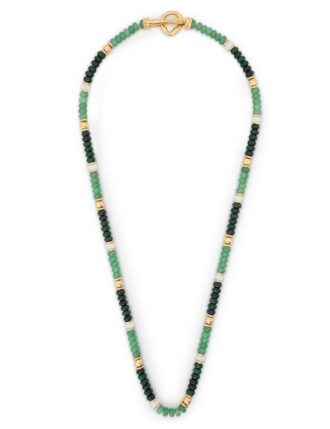 Náhrdelník Mellow Stone v provedení Antique Gold/Malachite online