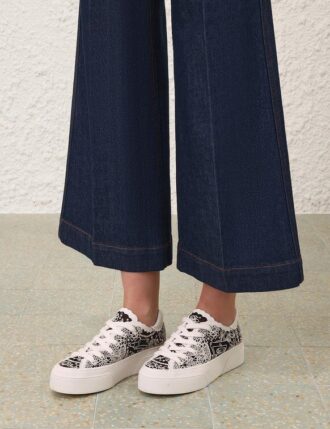 Nízké tenisky Pixie v černé a slonovinové barvě online Nízké tenisky Pixie v černé a slonovinové barvě online