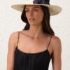 Orchid Boater Natural/Black Online