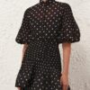 Plisovaná halenka s knoflíky Black Dot online Plisovaná halenka s knoflíky Black Dot online