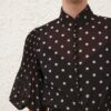 Plisovaná halenka s knoflíky Black Dot online Plisovaná halenka s knoflíky Black Dot online