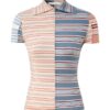 Polo tričko Rebellion Spliced Stripe v provedení Multi Stripe online