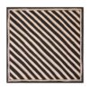 Potisknutý hedvábný šátek 90 Black Stripe Online