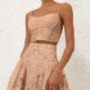Rebellion Beaded Bodice Blush Online Rebellion Beaded Bodice Blush Online