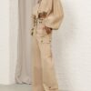 Rebellion Drawn Top Beige Online Rebellion Drawn Top Beige Online