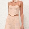 Rebellion Filigree Bodice Peach Online Rebellion Filigree Bodice Peach Online