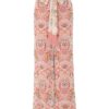 Rebellion Flare Kalhoty Rust Floral Online