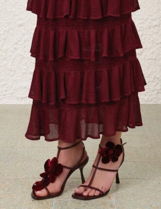 Sandály Orchid 85 v rubínové barvě online